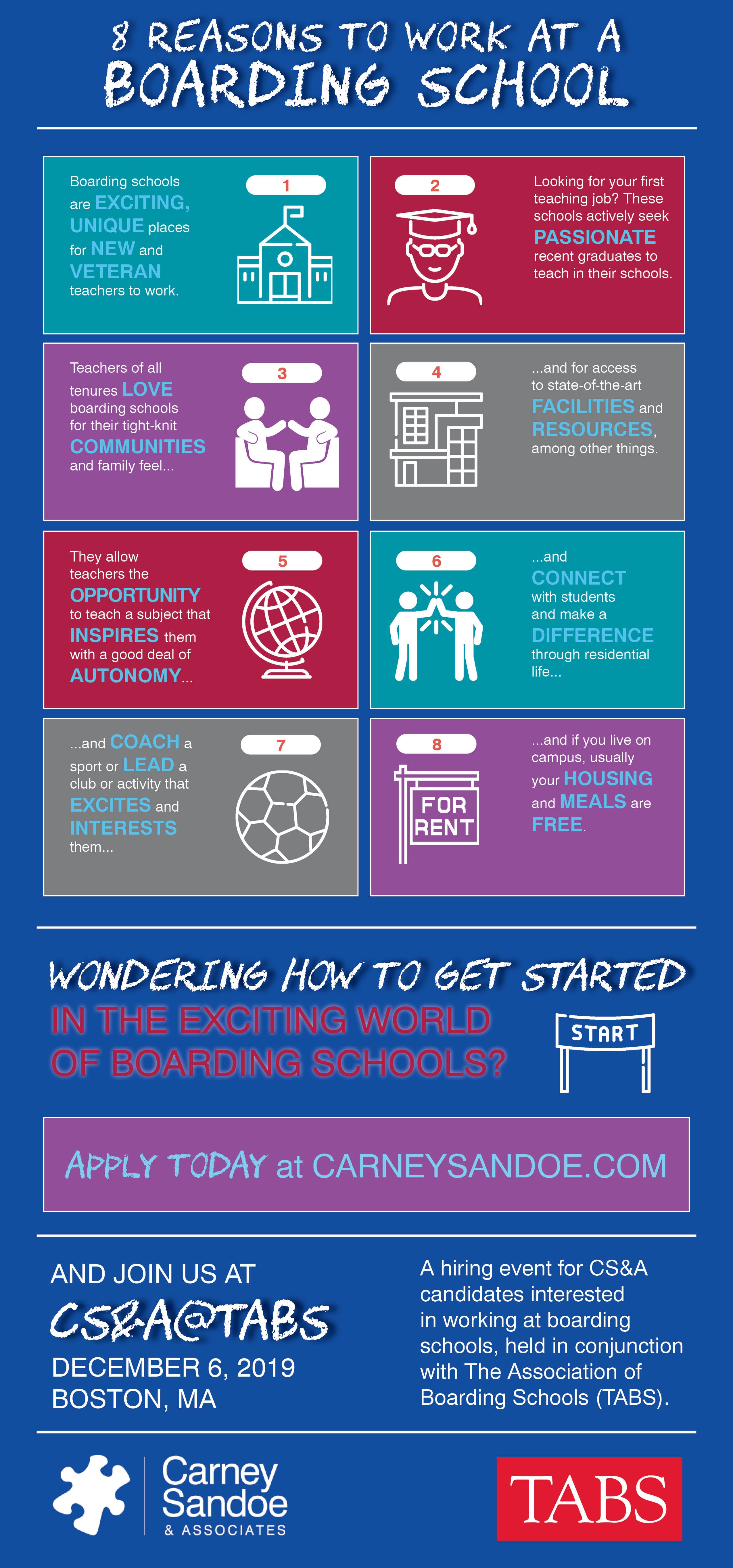 8 reasons to work at a boarding school