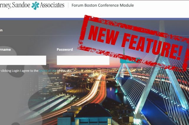 New feature on the Conference Module