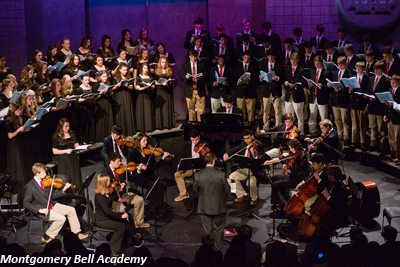 Montgomery Bell Academy choir and orchestra