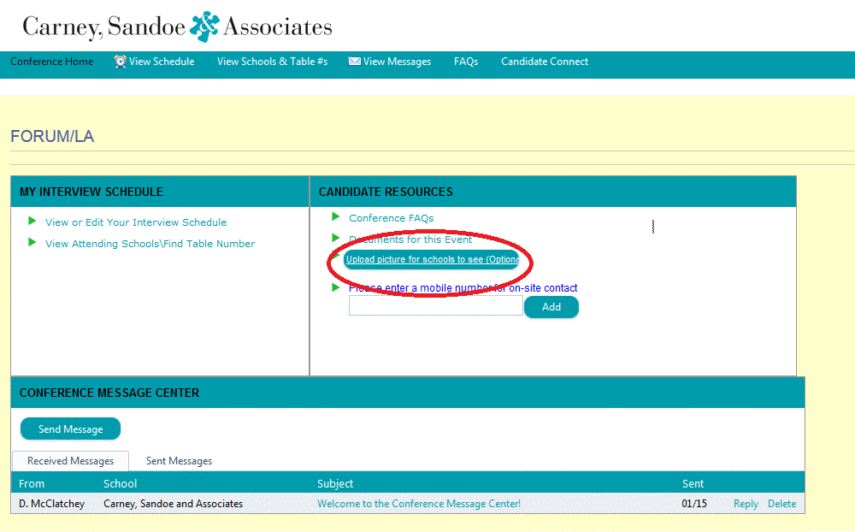 screenshot showing how to navigate online system
