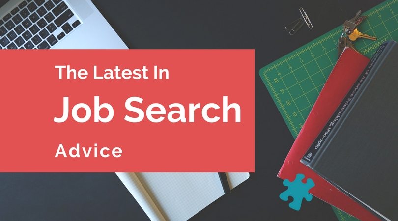 job search materials with article title