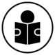 reading glyph icon